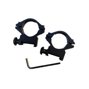 ANILLAS MIRA PARA RIFLE BAJA 22 MM. SET 2 UNIDADES