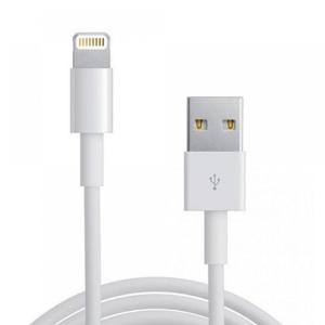 CABLE USB MACHO A IPHONE X 1 MT. - 3 AMP.