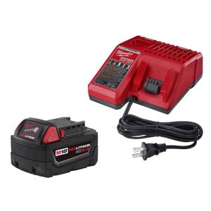 CARGADOR + BATERIA MILWAUKEE 18 VOLT 5.0 AMP