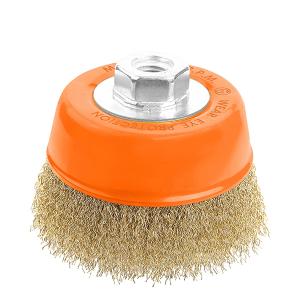 CEPILLO COPA ACERO BRONCEADO WOKIN M14 - 75 MM. (3")