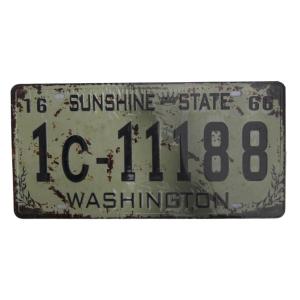 CHAPA DECORATIVA MATRICULA - SUNSHINE STATE 1C-11188
