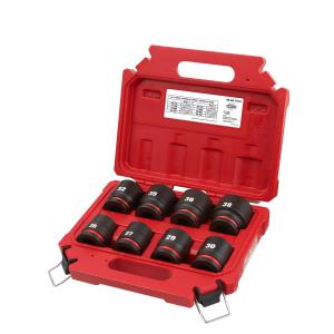 JUEGO DADOS MILWAUKEE IMPACTO ENCASTRE 3/4" - 8 PZ."
