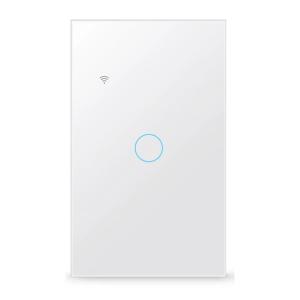 PLAQUETA BLANCA SMART TACTIL CONEXIÓN WI-FI - 1 TECLA