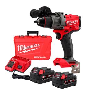 TALADRO MILWAUKEE 18 VOLT 13 MM. AUTOSTOP FUEL 2 BATERIAS CARGADOR Y MALETIN